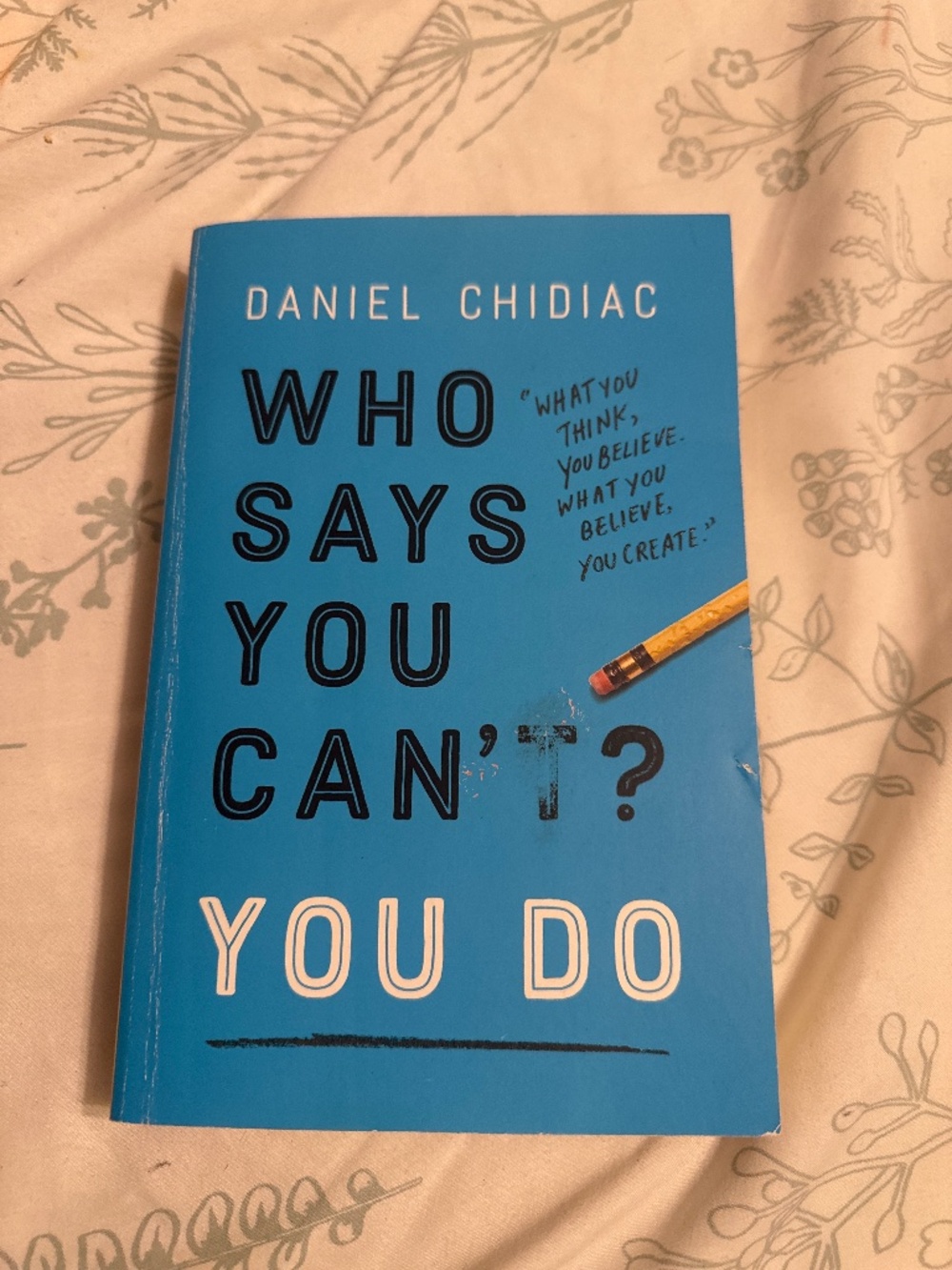 Who says you can’t?- book